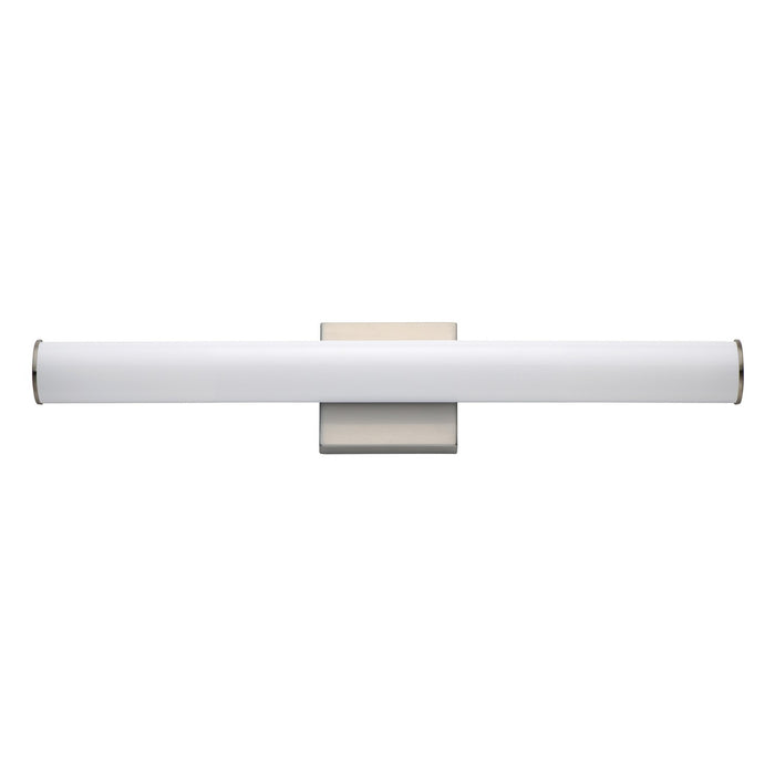 Rail 5CCT LED Bath Vanity in Satin Nickel