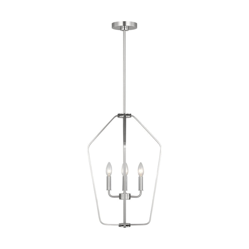Kennan Small 4-Light Pendant in Brushed Nickel