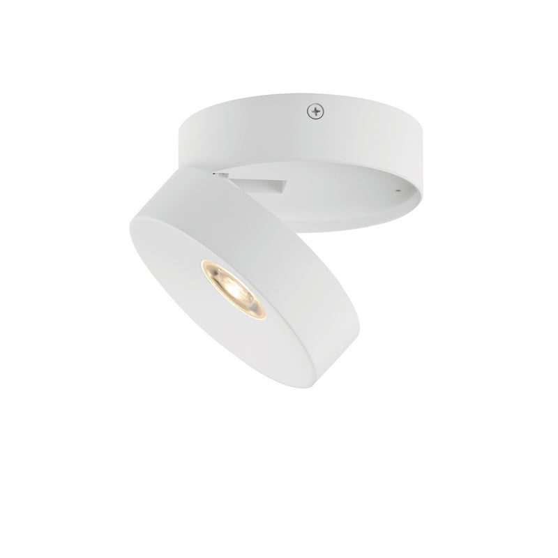 Swinger LED Flush Mount in White