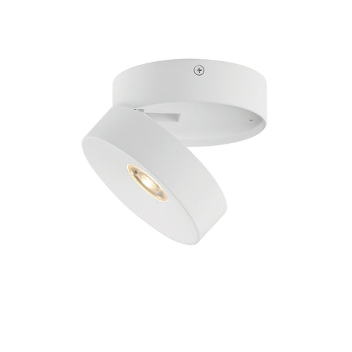 Swinger LED Flush Mount in White