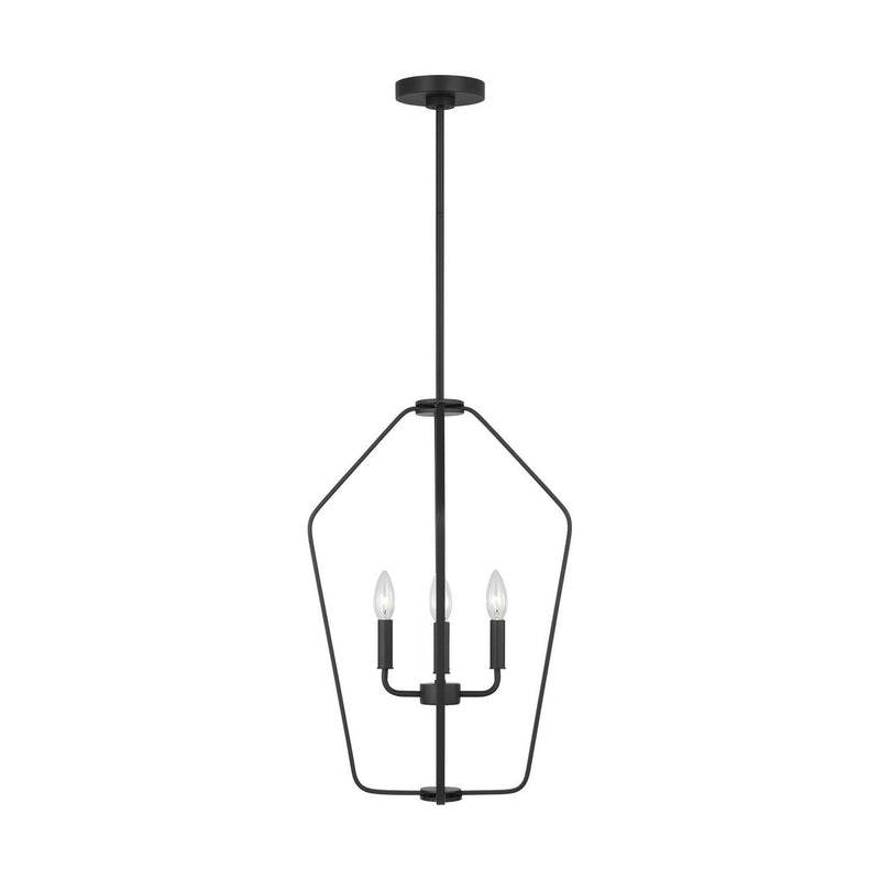 Kennan Small 4-Light Pendant in Midnight Black