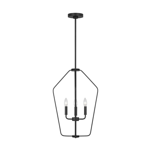 Kennan Small 4-Light Pendant in Midnight Black