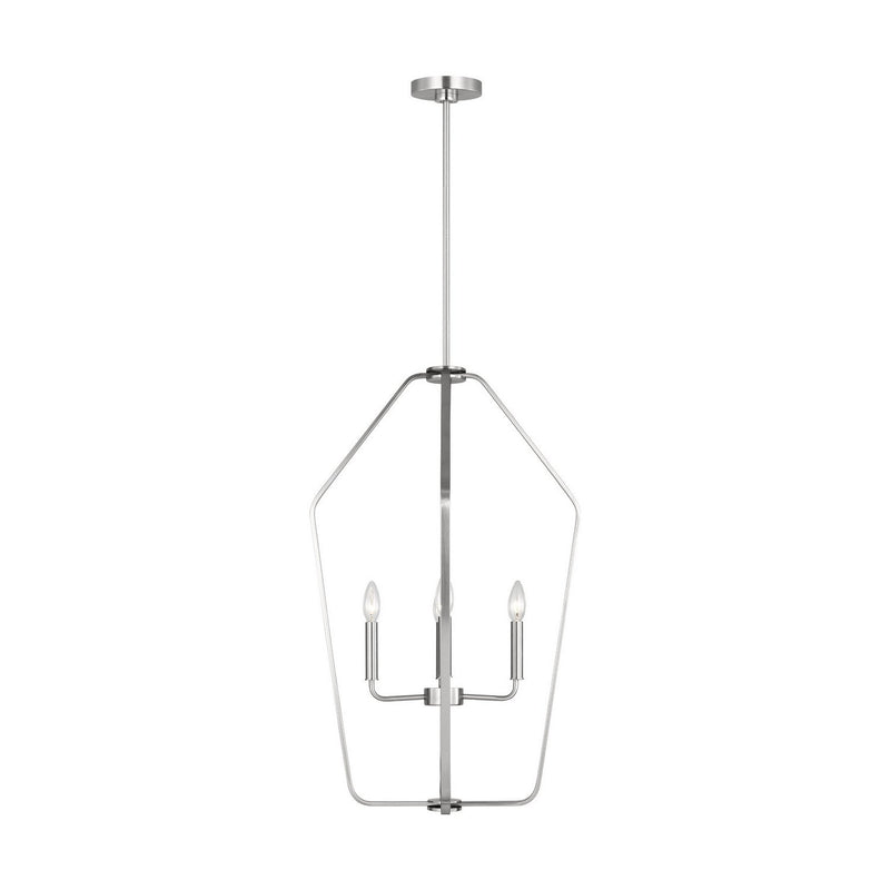 Kennan Large 4-Light Pendant in Brushed Nickel