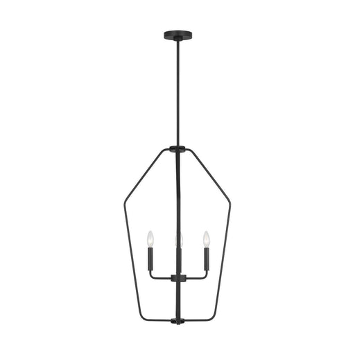 Kennan Large 4-Light Pendant in Midnight Black