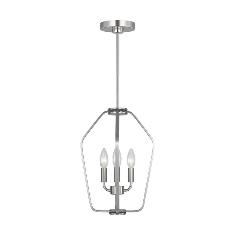 Kennan 3-Light Pendant in Brushed Nickel