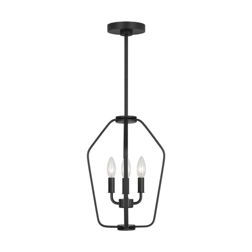 Kennan 3-Light Pendant in Midnight Black