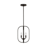 Loretto 3-Light Lantern Pendant in Midnight Black