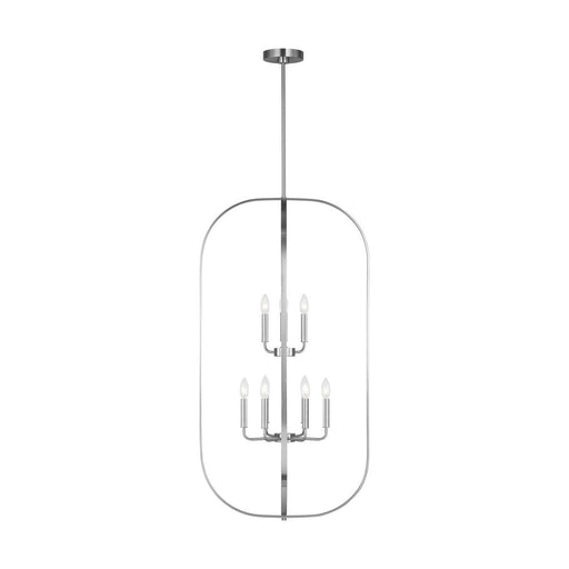 Loretto 9-Light Lantern Pendant in Brushed Nickel