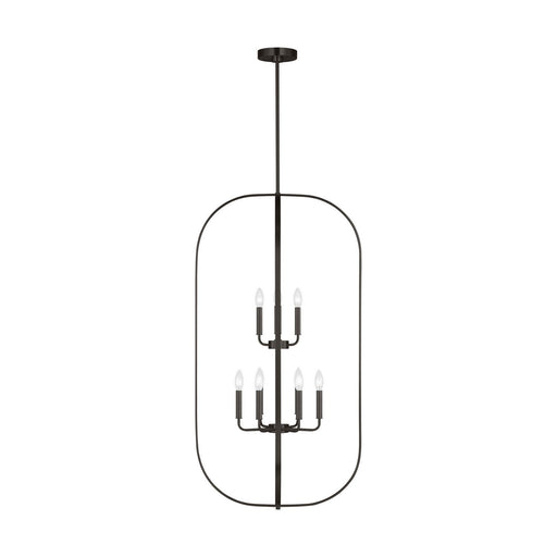 Loretto 9-Light Lantern Pendant in Midnight Black