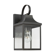 Say Brook 13" Outdoor Wall Lantern in Antique Bronze