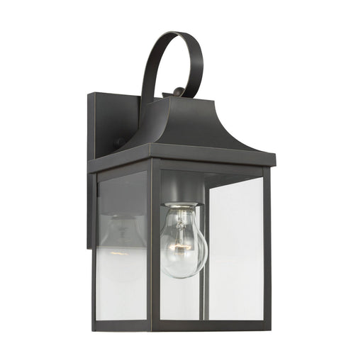 Say Brook 13" Outdoor Wall Lantern in Antique Bronze