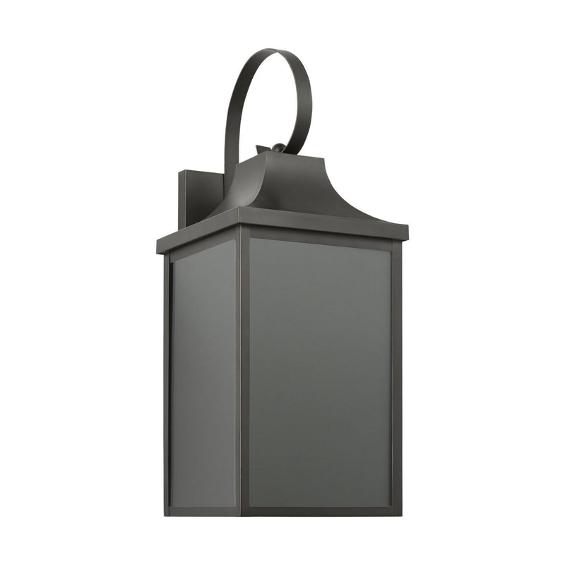 Say Brook 17" Outdoor Wall Lantern in Antique Bronze