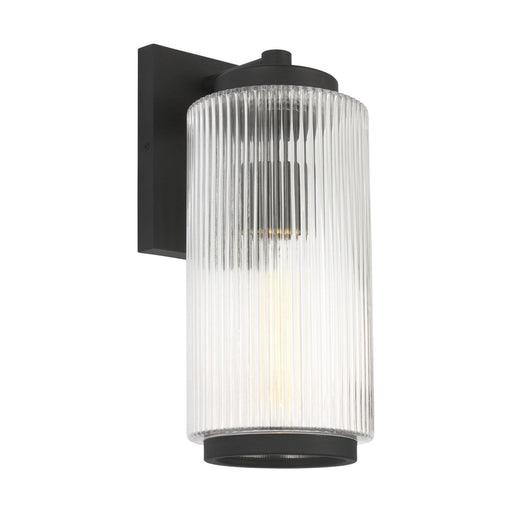 Ronde Medium Outdoor Wall Lantern in Textured Black