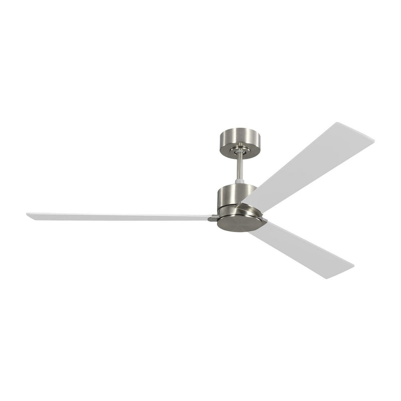 Rozzen Smart 60" Ceiling Fan in Brushed Steel