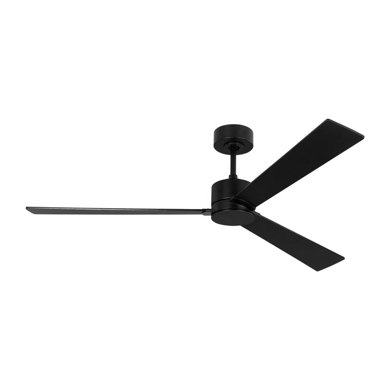 Rozzen Smart 60" Ceiling Fan in Midnight Black