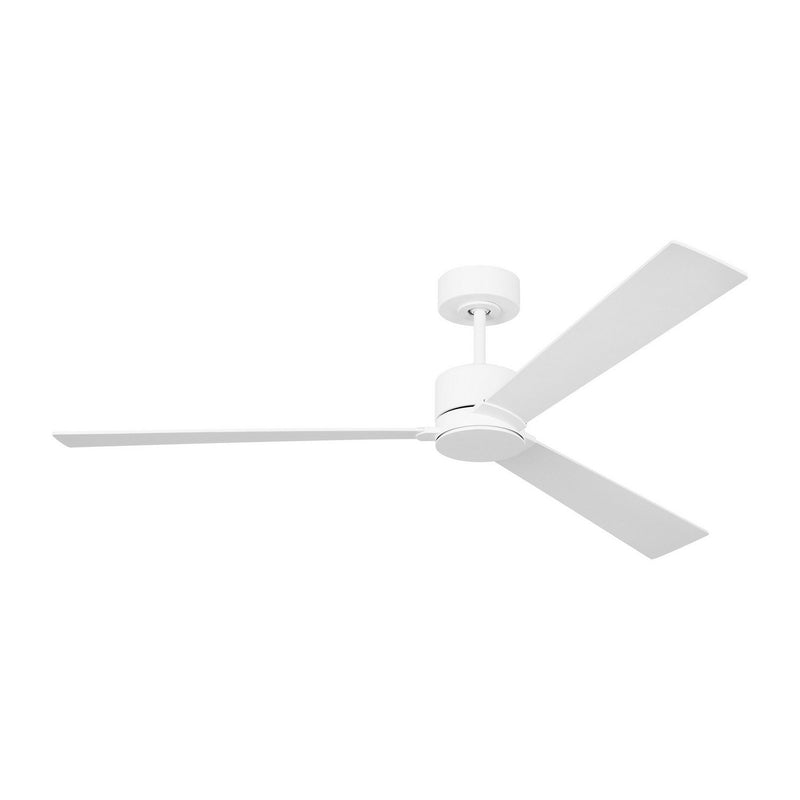 Rozzen Smart 60" Ceiling Fan in Matte White