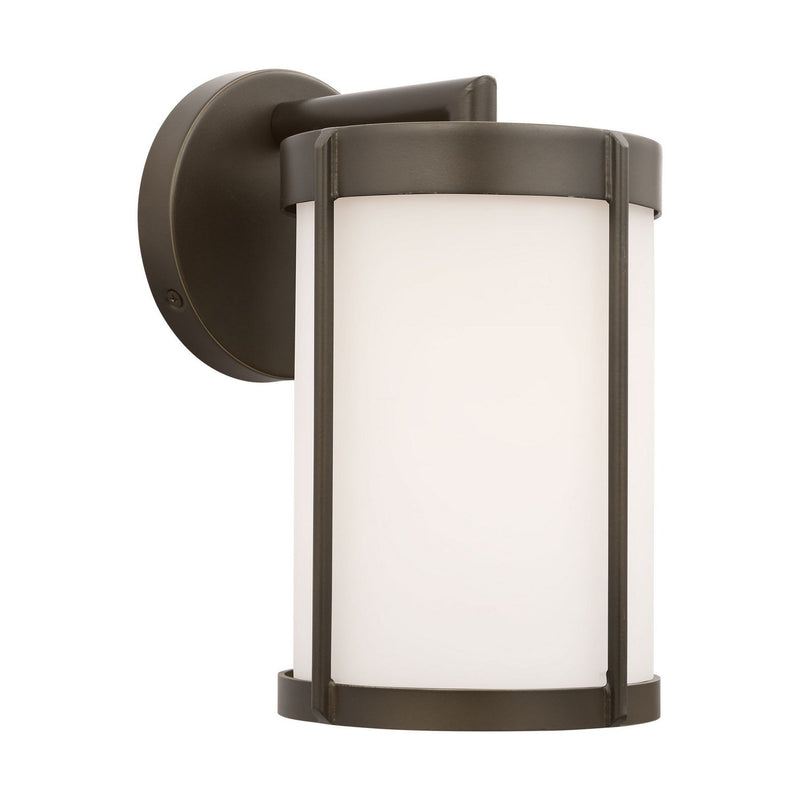 Luning 10" Outdoor Wall Lantern in Antique Bronze