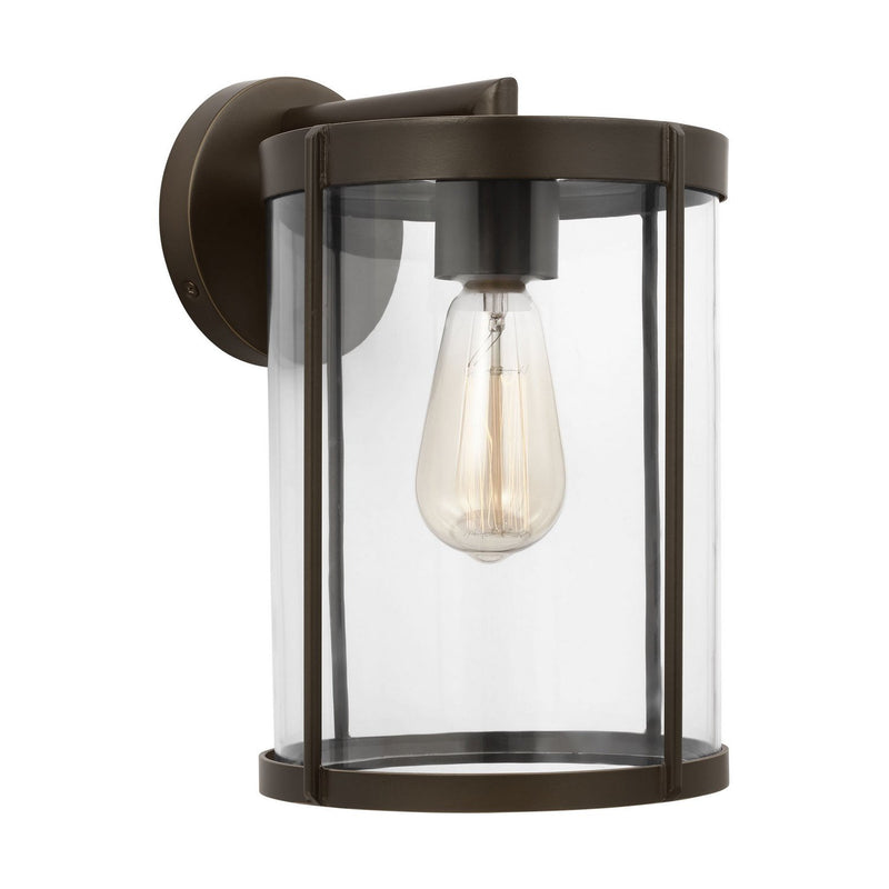Luning 12" Outdoor Wall Lantern in Antique Bronze