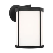 Luning 12" Outdoor Wall Lantern in Textured Black