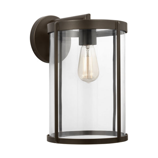 Luning 15" Outdoor Wall Lantern in Antique Bronze