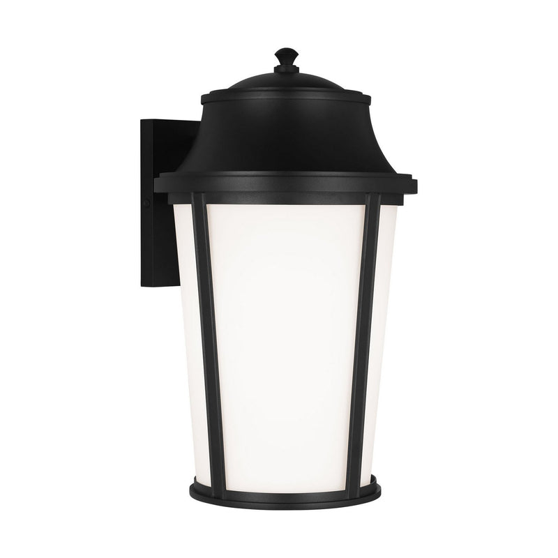 Portola 18" Outdoor Wall Lantern in Textured Black