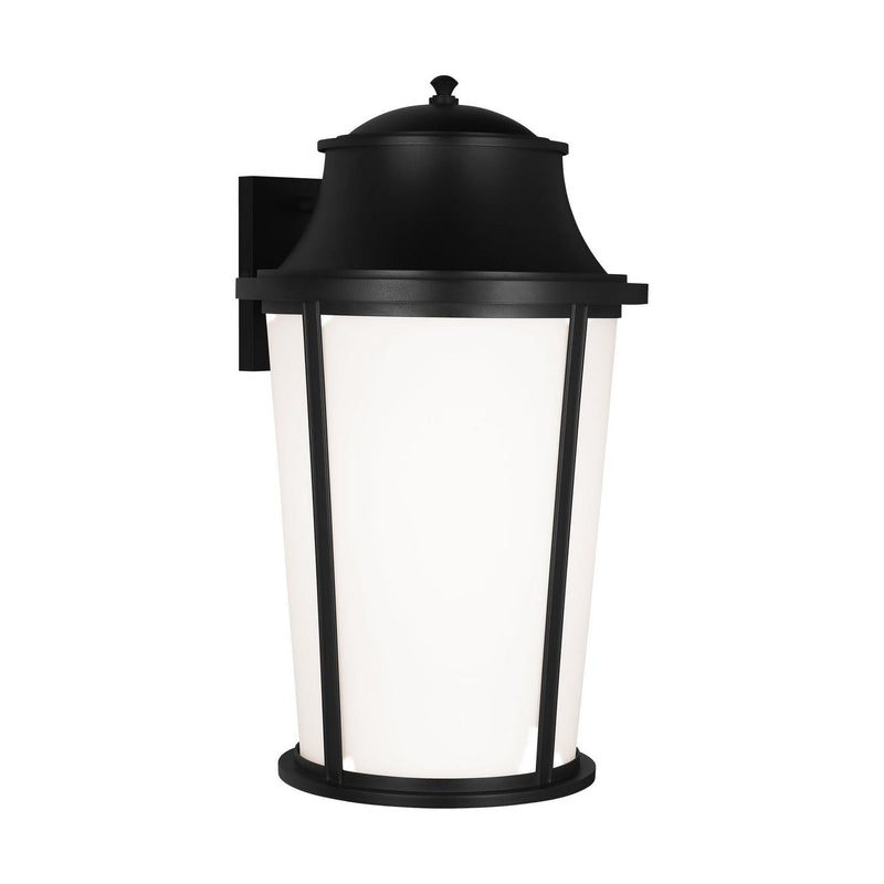 Portola 24" Wide Outdoor Wall Lantern in Textured Black