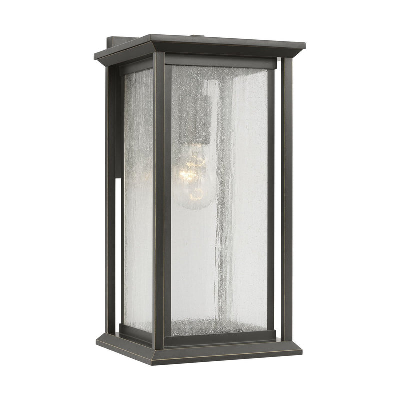 Audley 15" Outdoor Wall Lantern in Antique Bronze