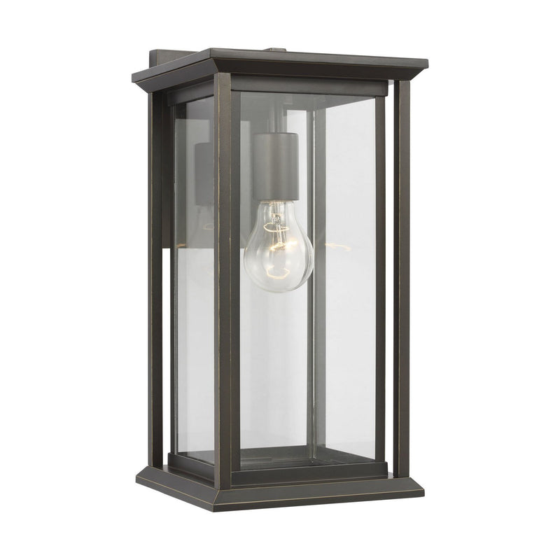 Audley 15" Outdoor Wall Lantern in Antique Bronze