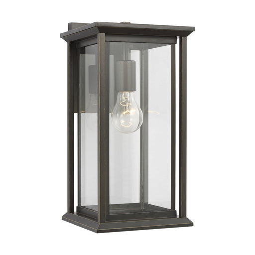 Audley 15" Outdoor Wall Lantern in Antique Bronze