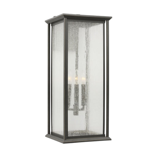 Audley 3-Light 24" Outdoor Wall Lantern in Antique Bronze