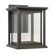 Audley 10" LED Outdoor Wall Lantern in Antique Bronze