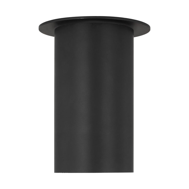 Archer Small Flush Mount in Midnight Black