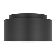 Dartmore Small Flush Mount in Midnight Black