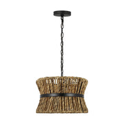Thurlo Small 2-Light Pendant in Midnight Black