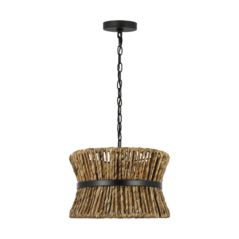 Thurlo Small 2-Light Pendant in Midnight Black