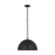 Whare Large Pendant in Aged Iron