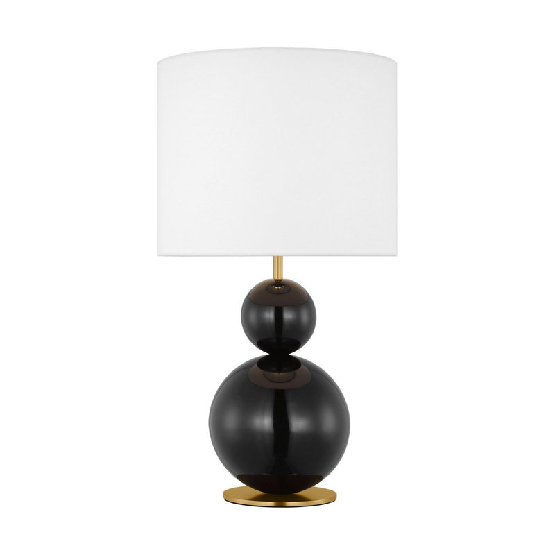 Suki Medium Table Lamp in Gloss Black