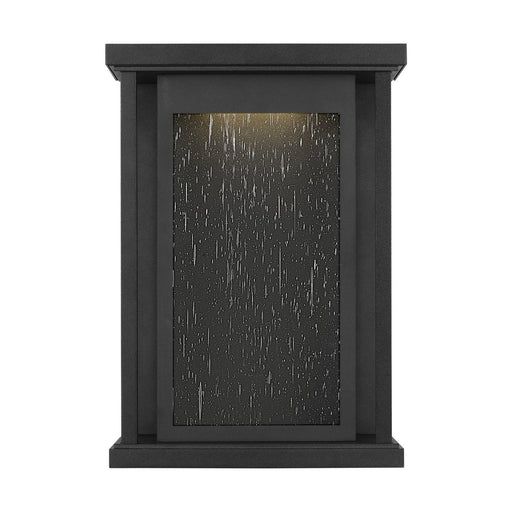 Faywood Small Outdoor Wall Lantern in Textured Black
