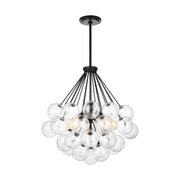 Bronzeville 3-Light Large Pendant in Midnight Black