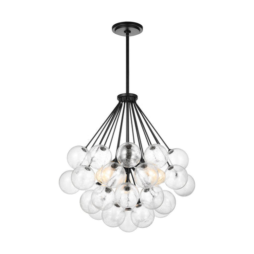 Bronzeville 3-Light Large Pendant in Midnight Black