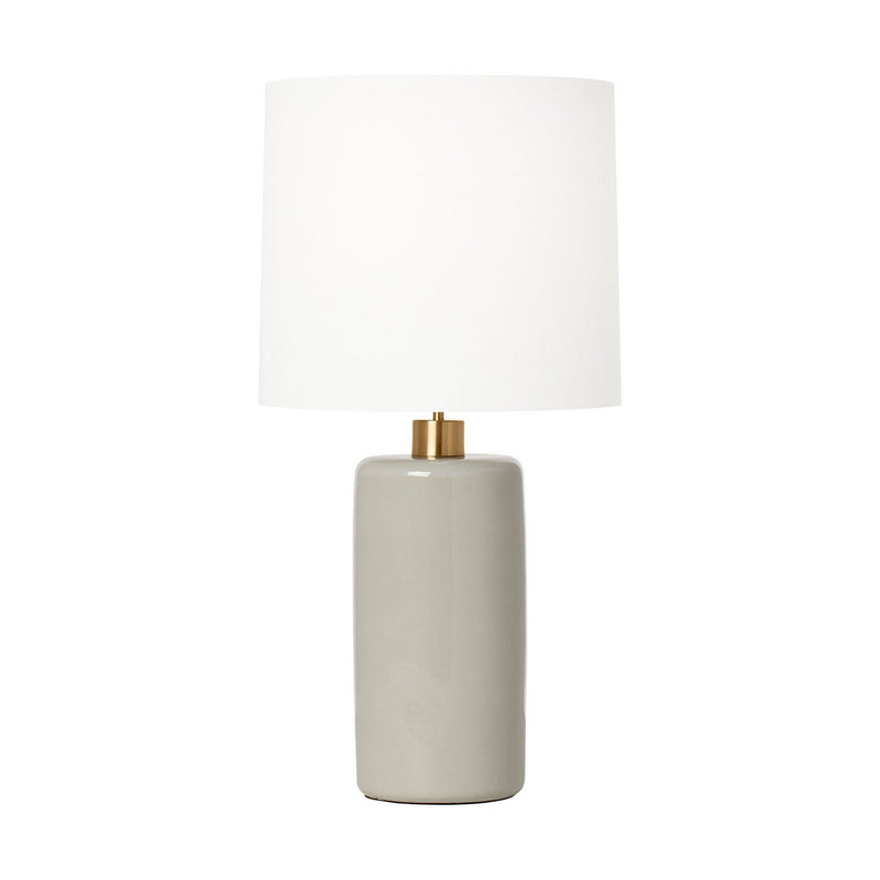 Shanghai Large Table Lamp in White Crackle