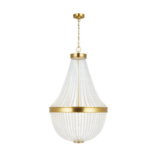 Summerhill Medium 12-Light Chandelier in Burnished Brass