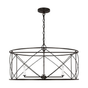 Beatrix 4-Light Extra Large Chandelier in Aged Iron