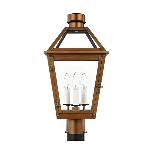 Hyannis Medium 3-Light Outdoor Post Light in Natural Copper