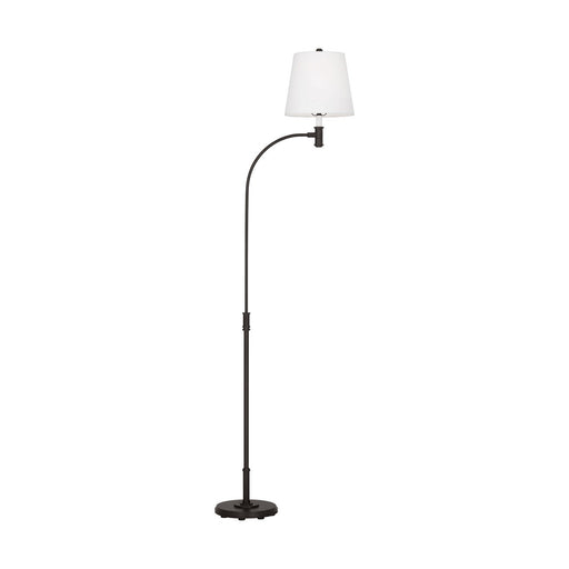 Belmont Extra Large Task Floor Lamp in Aged Iron