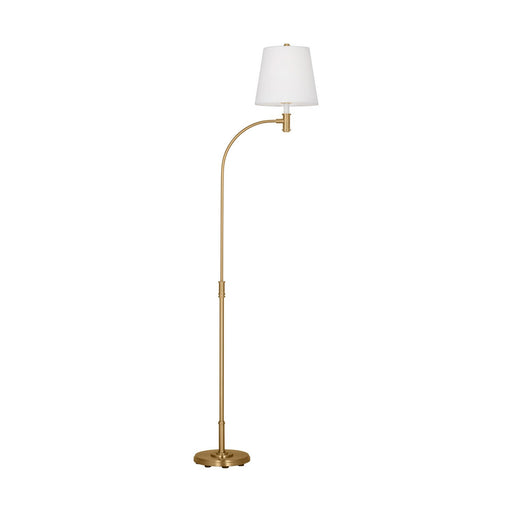 Belmont Extra Large Task Floor Lamp in Burnished Brass