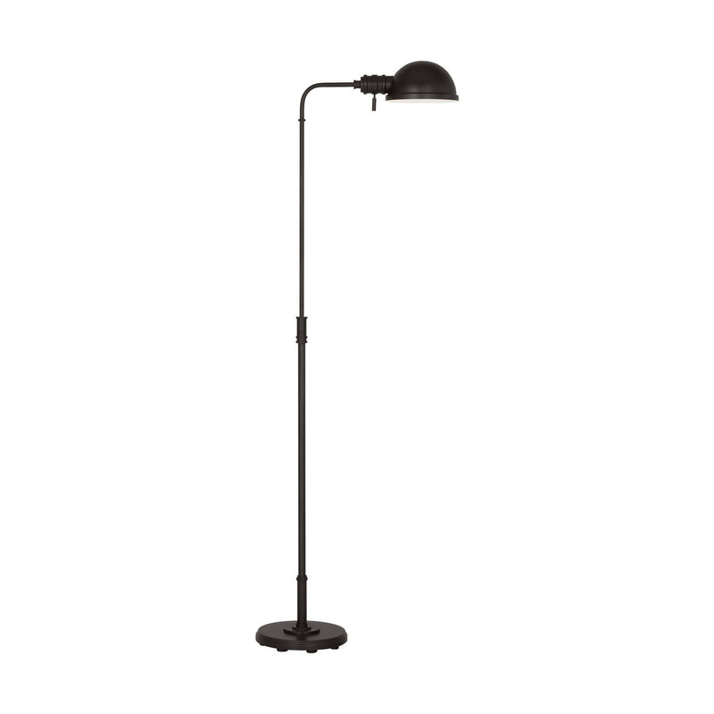 Belmont Large Task Floor Lamp in Aged Iron