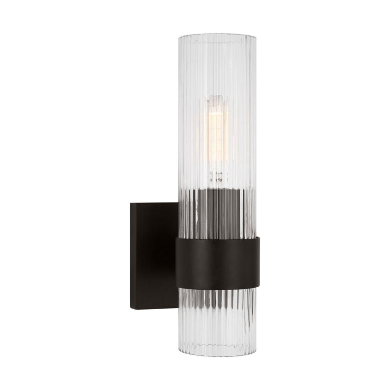 Geneva Bath Sconce in Aged Iron