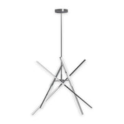 Stix 50" LED Chandelier in Chrome