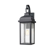 Madrid 17.5" Outdoor Wall Lantern in Black